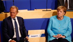 Merkel i Tusk apelują do UE o wspólną i szybką pomoc dla uchodźców w Morii