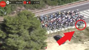 Vuelta a Espana. Niesamowita wygrana Duńczyka. Fatalne wypadki spowolniły peleton (WIDEO)
