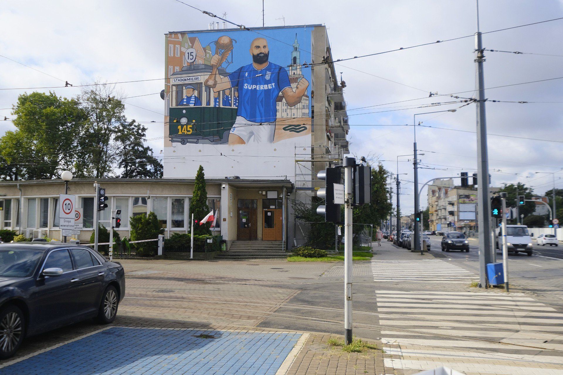 Mural z Mikaelem Ishakiem w Poznaniu