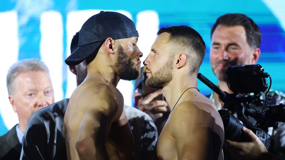 Getty Images / Richard Pelham / Na zdjęciu: Chris Eubank Jr i Kamil Szeremeta