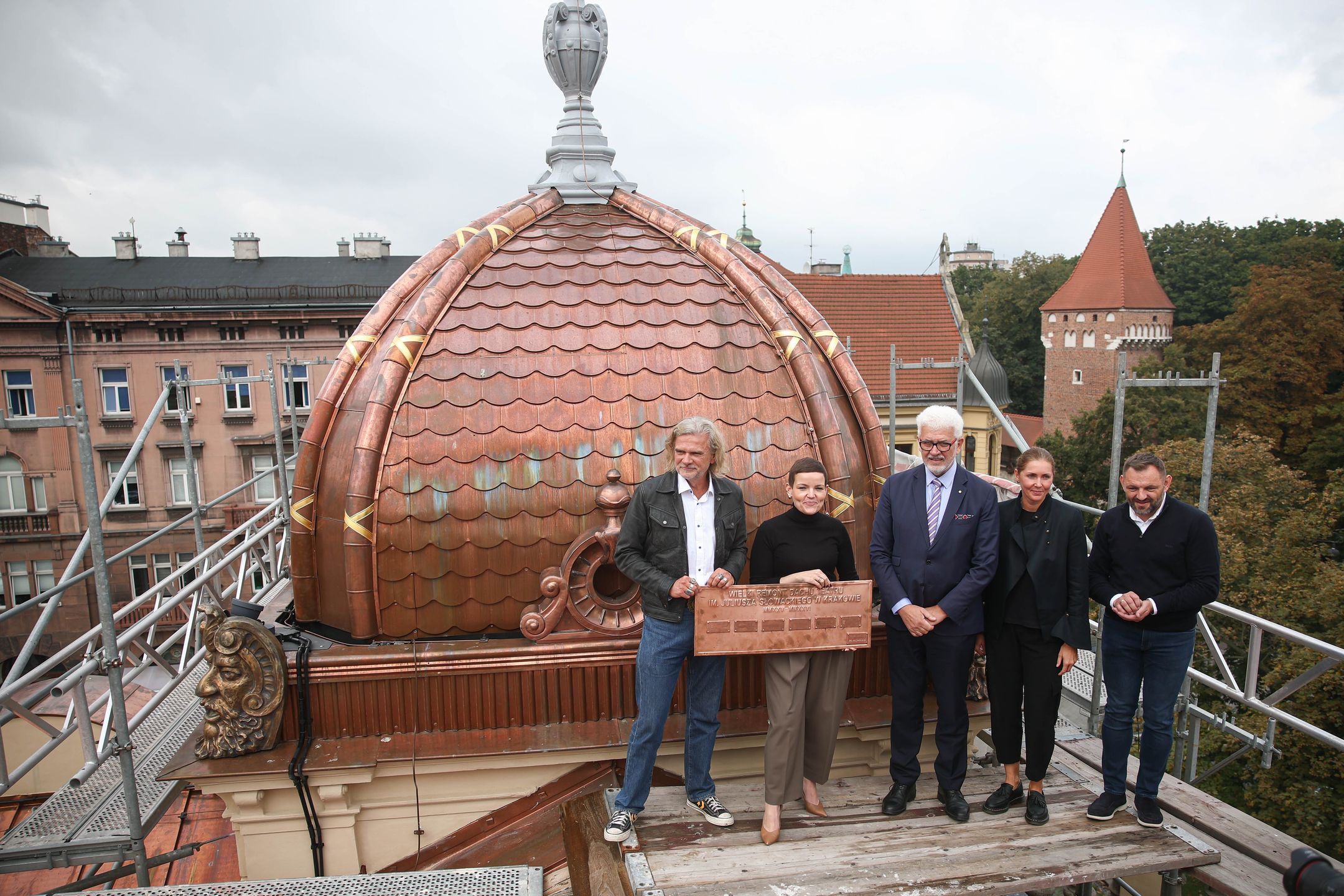 Krzysztof Głuchowski, Marta Cienkowska - modernizacja Teatru im. Słowackiego w Krakowie