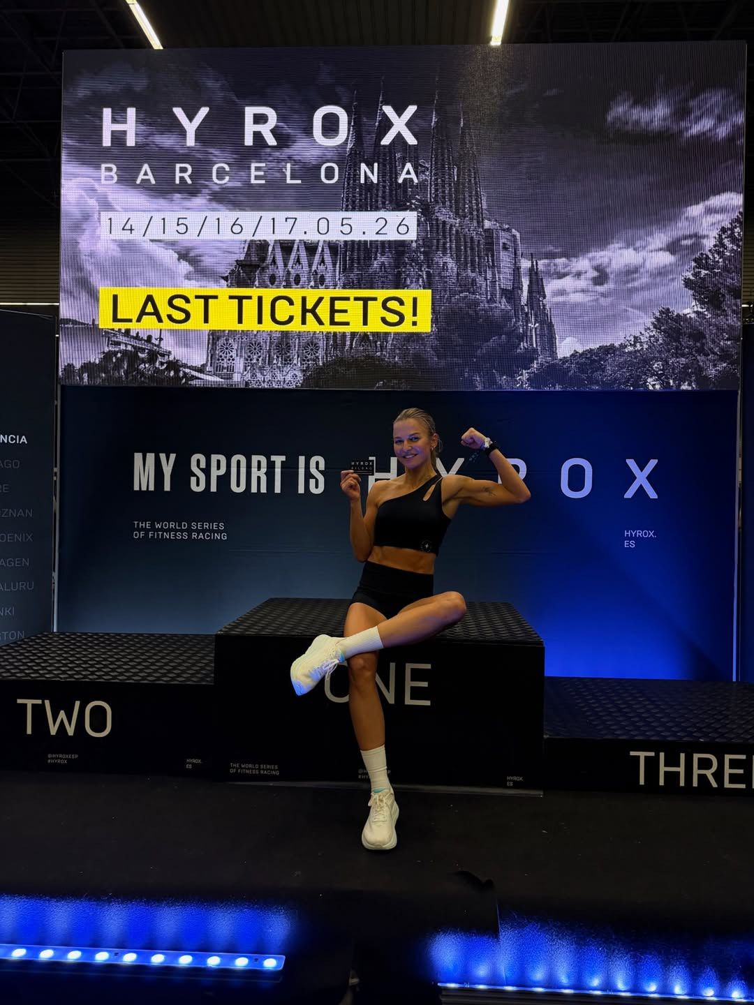 Lewandowska wystartowała w zawodach z przystojnym Hiszpanem