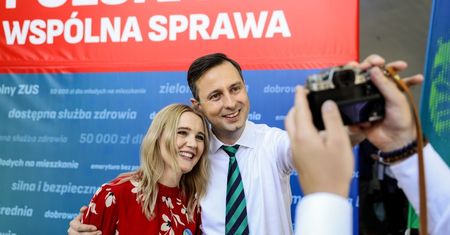Wybory 2020. Paulina Kosiniak-Kamysz nie towarzyszyła mężowi podczas ogłoszenia wyników