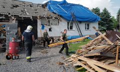 Kaniów. Trąba powietrzna w woj. śląskim. Reporter WP jest na miejscu