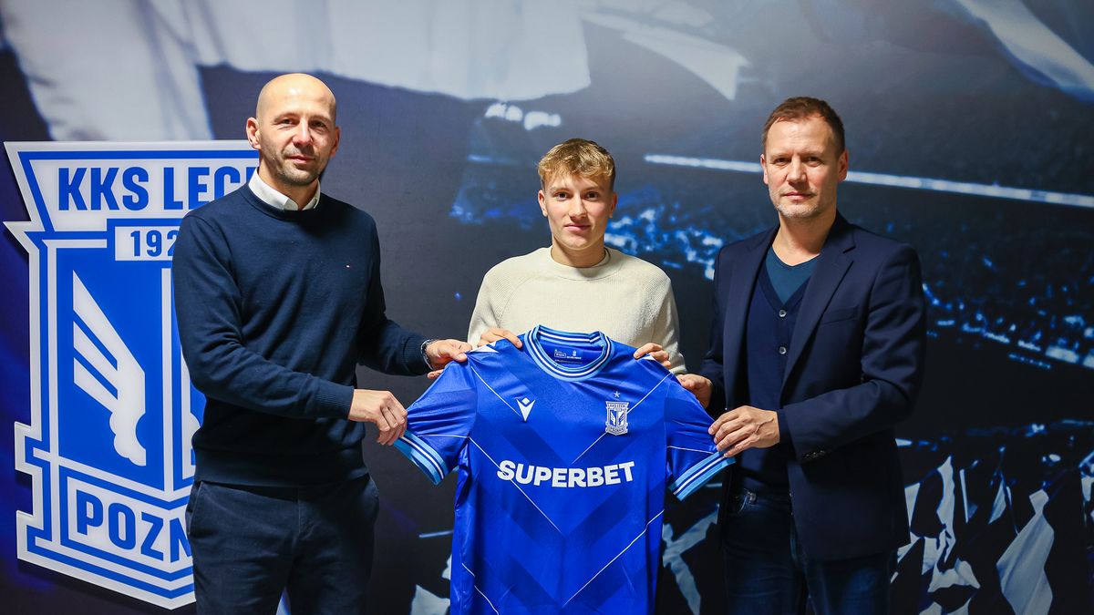 Materiały prasowe / lechpoznan.pl / Przemysław Szyszka / Jakub Antczak z nowym kontraktem w Lechu