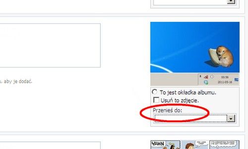 Facebook: jak przenieść fotki do innej galerii? 2