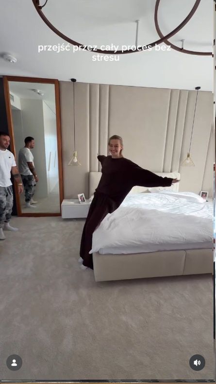 Karolina Pisarek i Roger Salla mają nowe łóżko