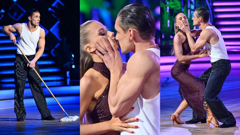 Agnieszka Kaczorowska, Filip Gurłacz i słynny mop