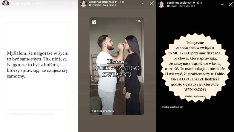 Caroline Derpienski dzieli się gorzkimi refleksami po rozstaniu