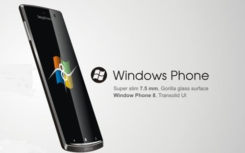 Koncept Sony z Windows Phone 8 (fot. dailymobile.se)
