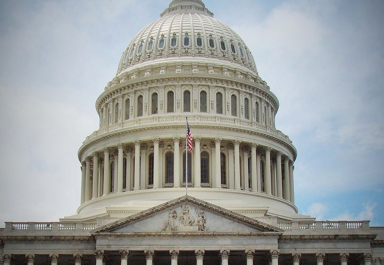 The police arrested a man on the Capitol grounds.