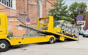 Kontrole na gdańskim Śródmieściu. Melex odjechał na lawecie