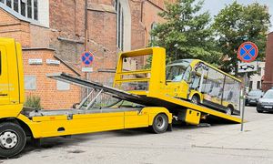 Kontrole na gdańskim Śródmieściu. Melex odjechał na lawecie