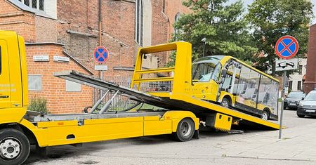 Kontrole na gdańskim Śródmieściu. Melex odjechał na lawecie