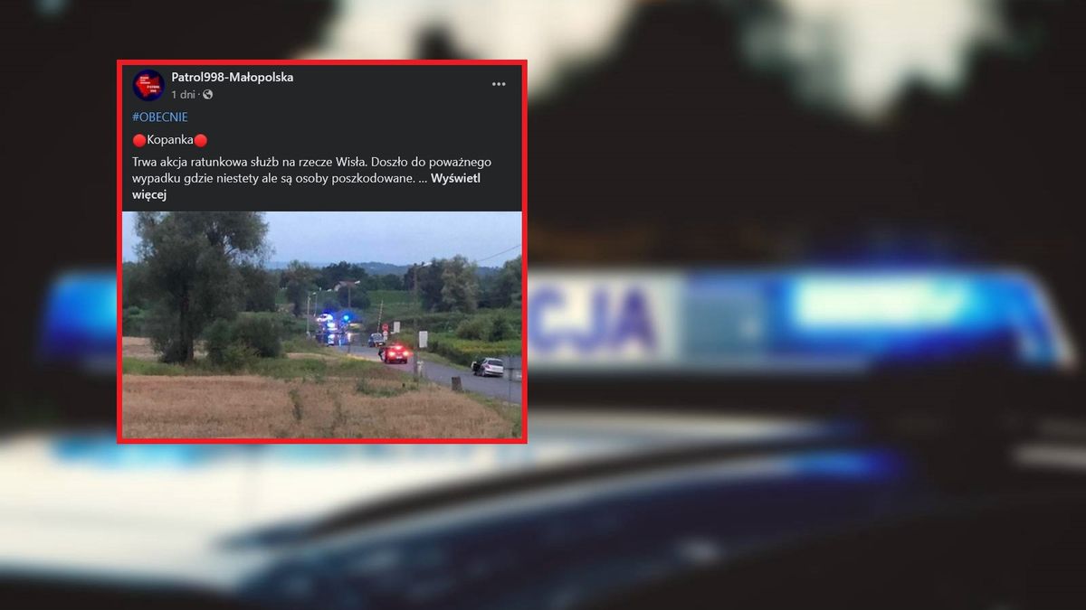 Wypadek na Wiśle. Nie żyje 13-latek