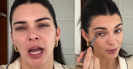 Kendall Jenner pokazała się BEZ MAKIJAŻU. Internauci w szoku: "Jej CZOŁO SIĘ RUSZA!" (WIDEO)