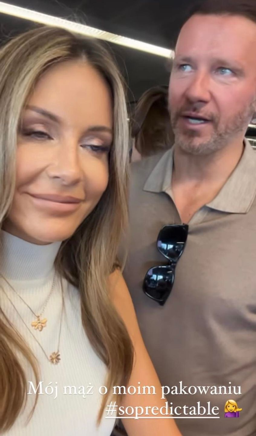 Małgorzata Rozenek i Radosław Majdan