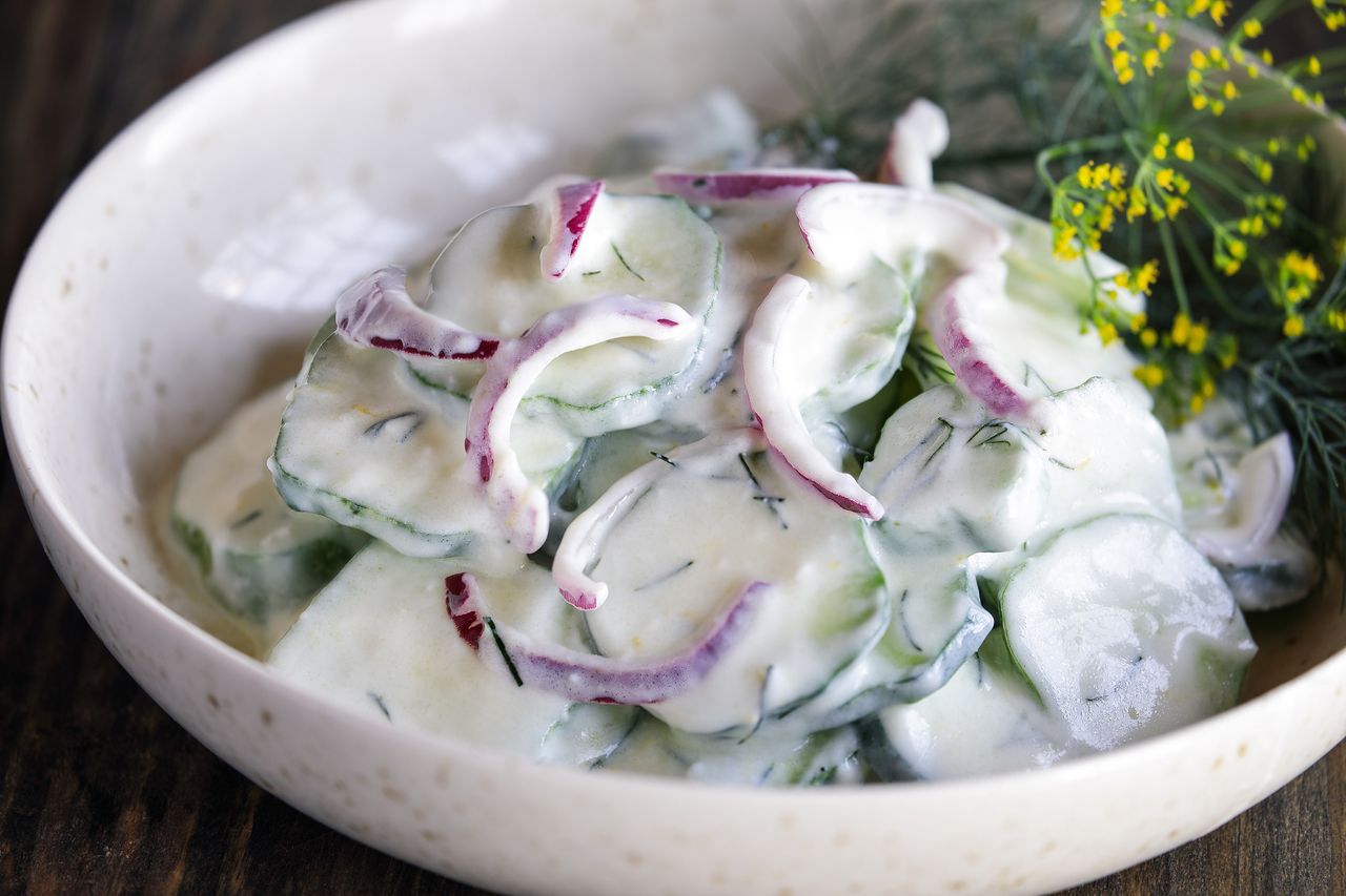 Teraz robię tylko mizerię po turecku. Nawet w restauracji nie podają tak smacznej