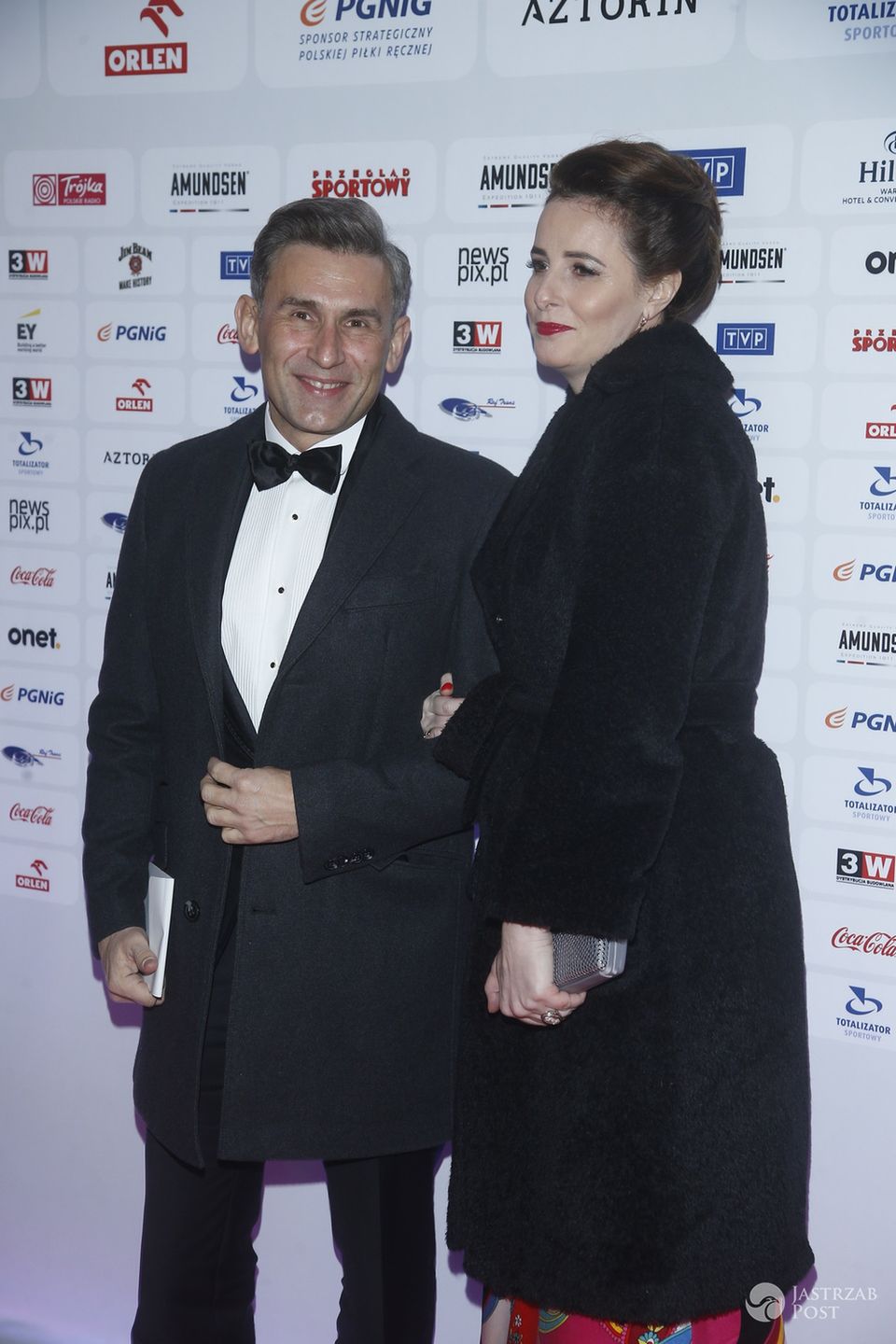 Robert Korzeniowski z partnerką - Gala Mistrzów Sportu