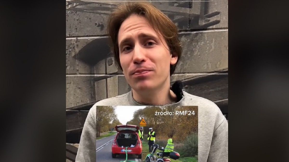 Holował seniora na wózku. Prawnik mówi, co mu grozi.