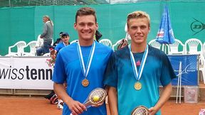 Cykl ITF: Piotr Matuszewski bez finału singla, ale wygrał debla z Kacprem Żukiem