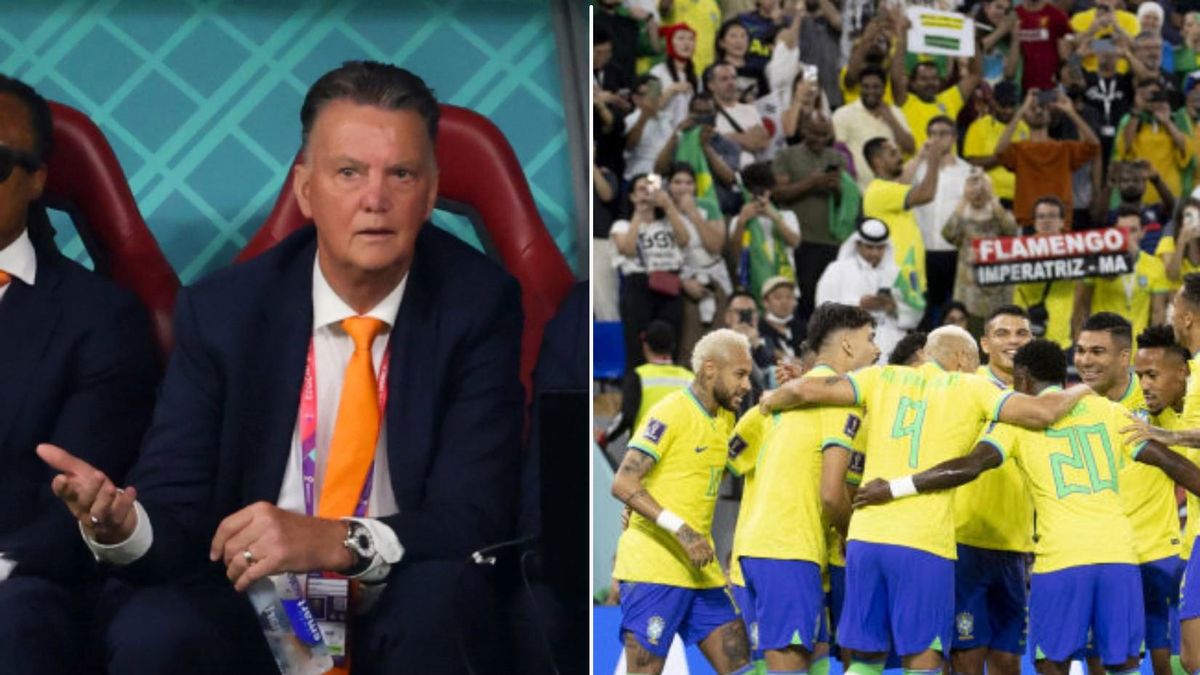 Getty Images / Ercin Erturk/Anadolu Agency oraz Stefan Matzke - sampics/Corbis / Na zdjeciu: Reprezentacja Brazylii oraz Luis van Gaal