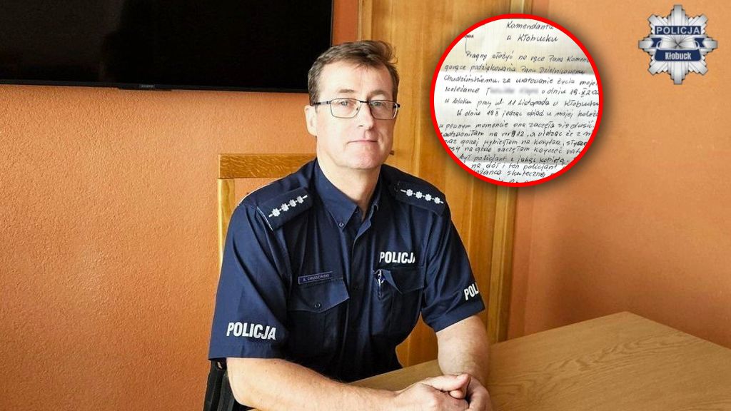 Dzielnicowy uratował życie 71-letniej kobiecie