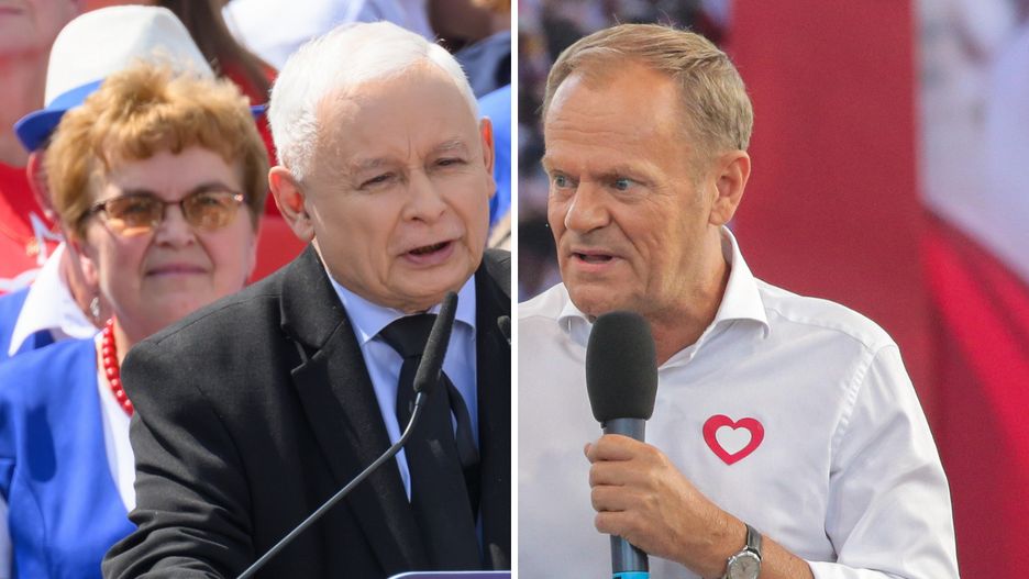 Jarosław Kaczyński i Donald Tusk