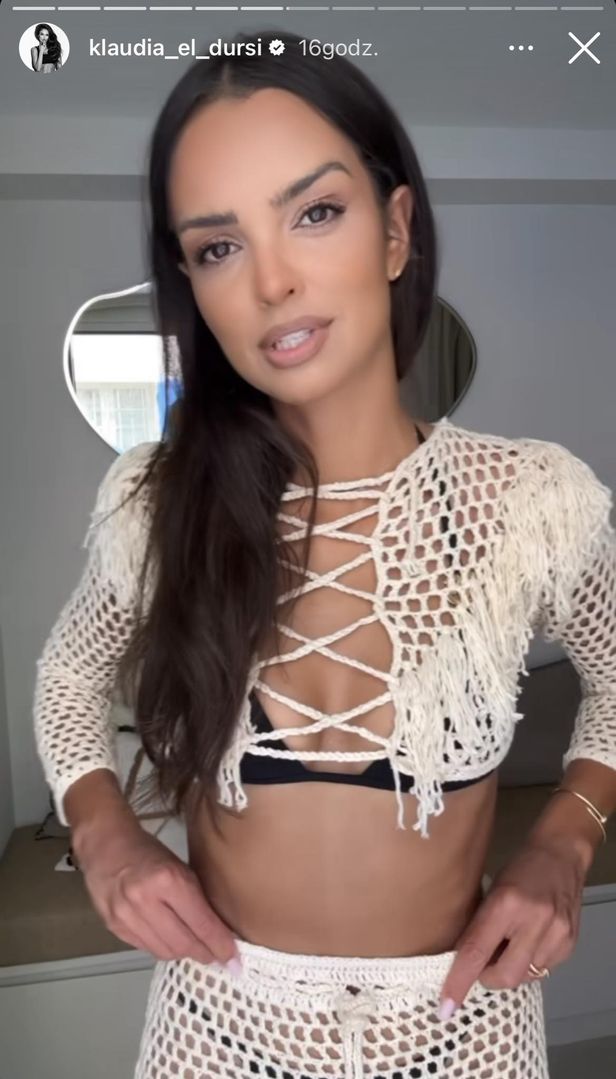 Klaudia El Dursi pokazała plażową stylizację 