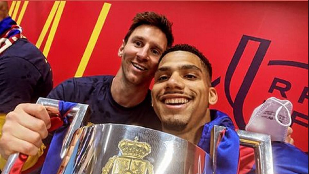 Zdjęcie okładkowe artykułu: Instagram /  / Messi i Araujo
