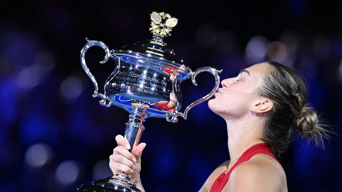 Zdjęcie okładkowe artykułu: Materiały prasowe / JOEL CARRETT / Aryna Sabalenka po triumfie na Australian Open