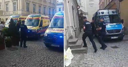 Horror na Starym Mieście w Lublinie! Pełno policji i karetek. Co się wydarzyło?