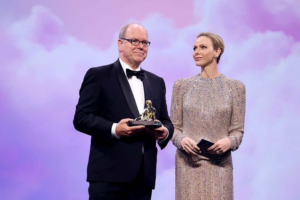 Księżna Charlene i książę Albert