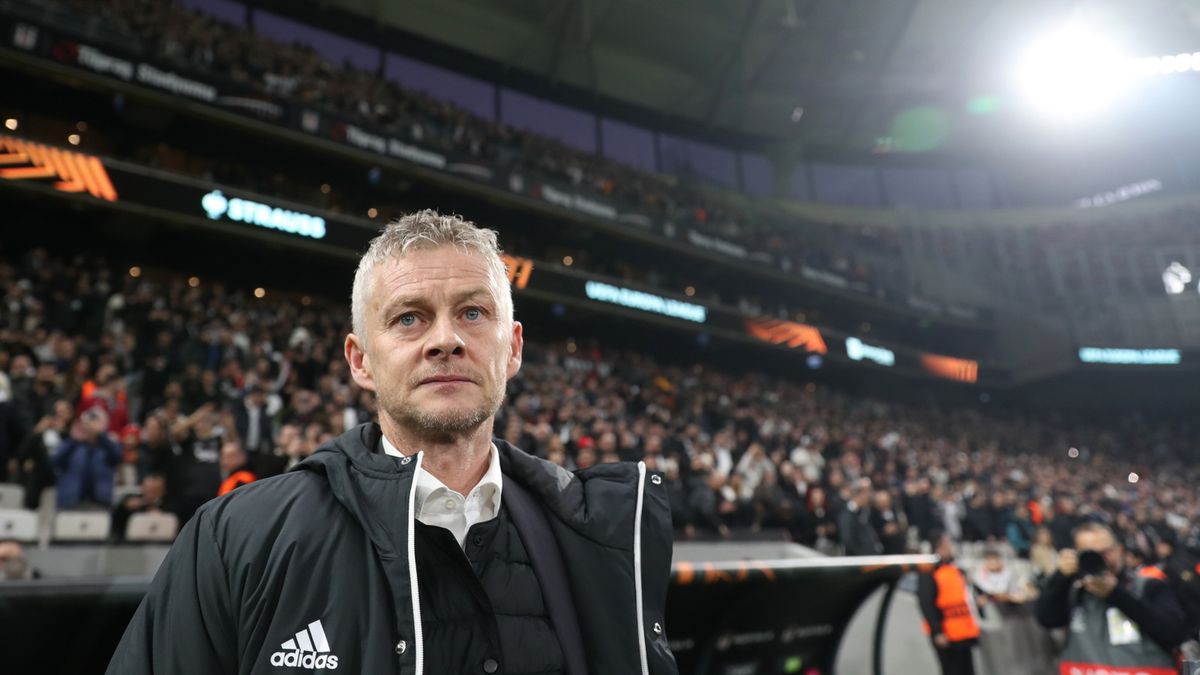 PAP/EPA / Erdem Sahin / Ole Gunnar Solskjaer w meczu Besiktasu z Athletikiem Bilbao