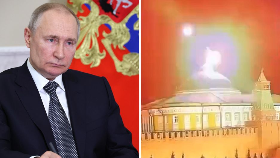 Władimir Putin i wybuch nad Kremlem