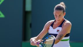 WTA Miami: 10 podwójnych błędów Mirjany Lucić-Baroni, Karolina Pliskova w półfinale