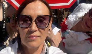 Anna Ibisz na marszu opozycji. Odpowiedziała, kiedy "można j...ć PiS"