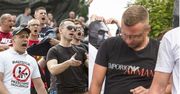 Przeciwnik Marszu Równości protestował w koszulce od Armaniego. Nazwisko słynnego geja na ubraniu mu nie przeszkadza? (FOTO)