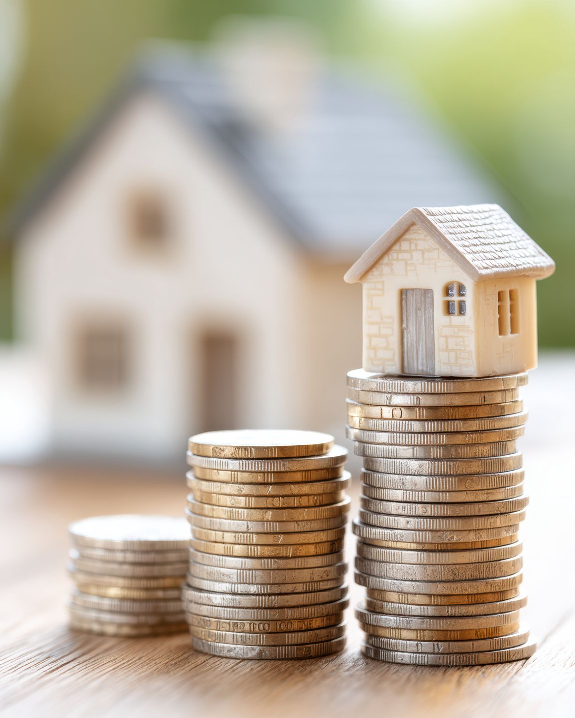 Understanding home mortgage interest through a visual representation of finance and housing
Stacks of coins are arranged beside a small model house, illustrating the relationship between mortgage interest and home ownership.
home, mortgage, interest, rates, finance, housing, market, coins, investment, property, value, real, estate, savings, economic, growth, affordability, budgeting, ownership, financial, planning, wealth, options, buyers, literacy, account, monetary, policy, model, stack, calculation, equity, goals, payments, trends, health, debt, management, residential, financing, civic, urban, development, lifestyle, costs, expense, tracking, money, home, mortgage, interest, rates, finance, housing, market, coins, investment, property, value, real, estate, savings, economic, growth, affordability, budgeting, ownership, financial, planning, wealth, options, buyers, literacy, account, monetary, policy, model, stack, calculation, equity, goals, payments, trends, health, debt, management, residential, financing, civic, urban, development, lifestyle, costs, expense, tracking, money