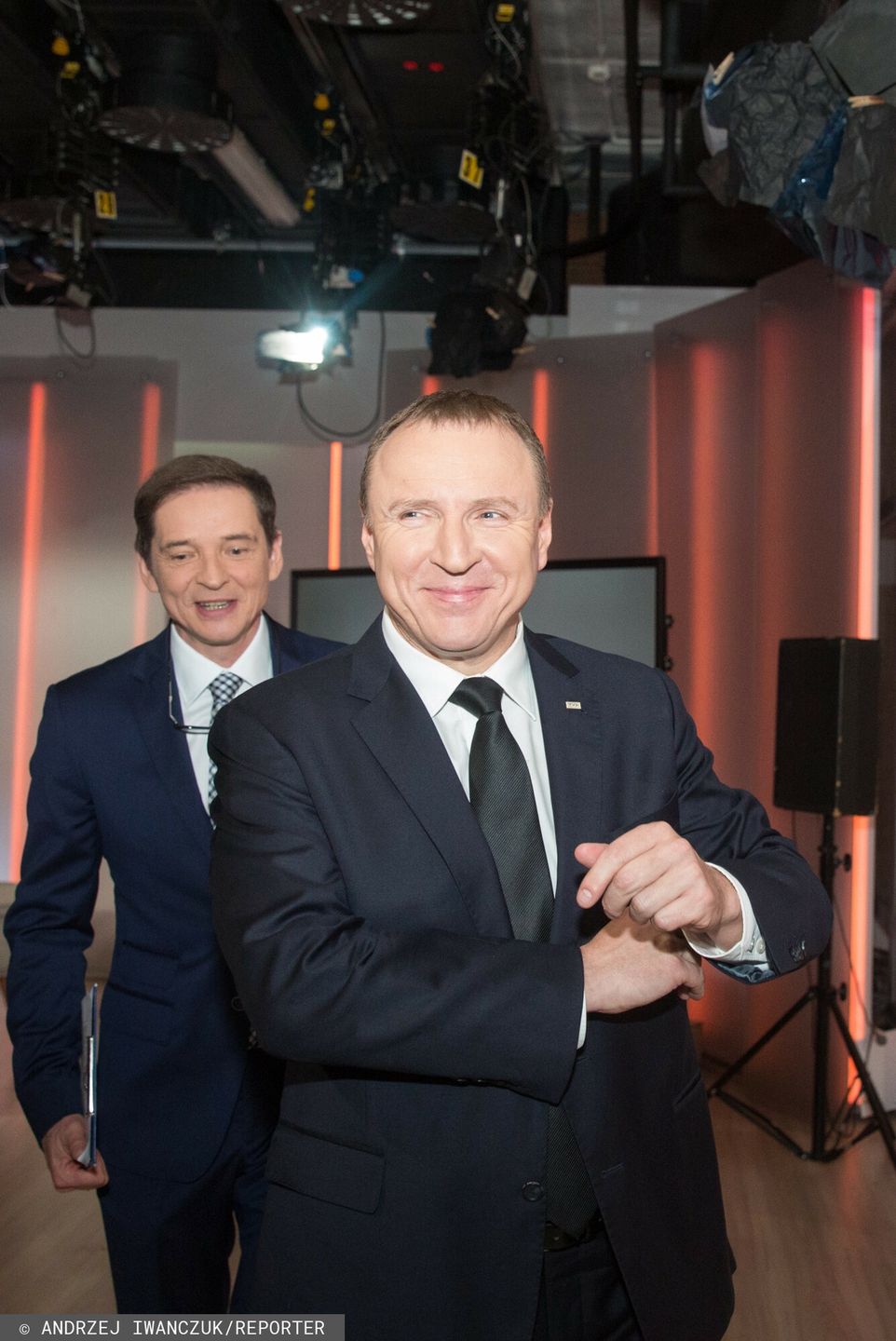 Jacek Kurski i Przemysław Babiarz