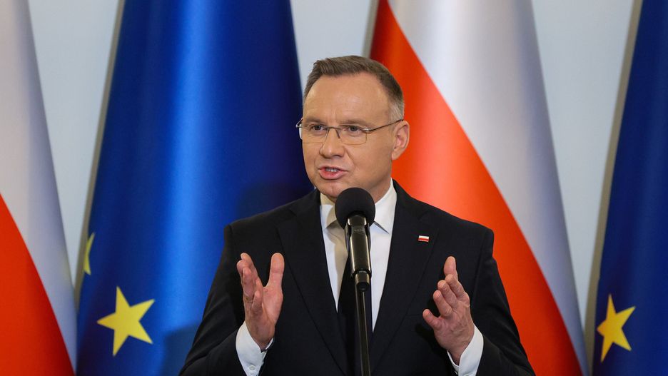 Warszawa, 03.12.2024. Prezydent RP Andrzej Duda podczas uroczystości wręczenia odznaczeń z okazji Międzynarodowego Dnia Osób z Niepełnosprawnościami, 3 bm. w Pałacu Przedenckim w Warszawie. (mr) PAP/Paweł Supernak