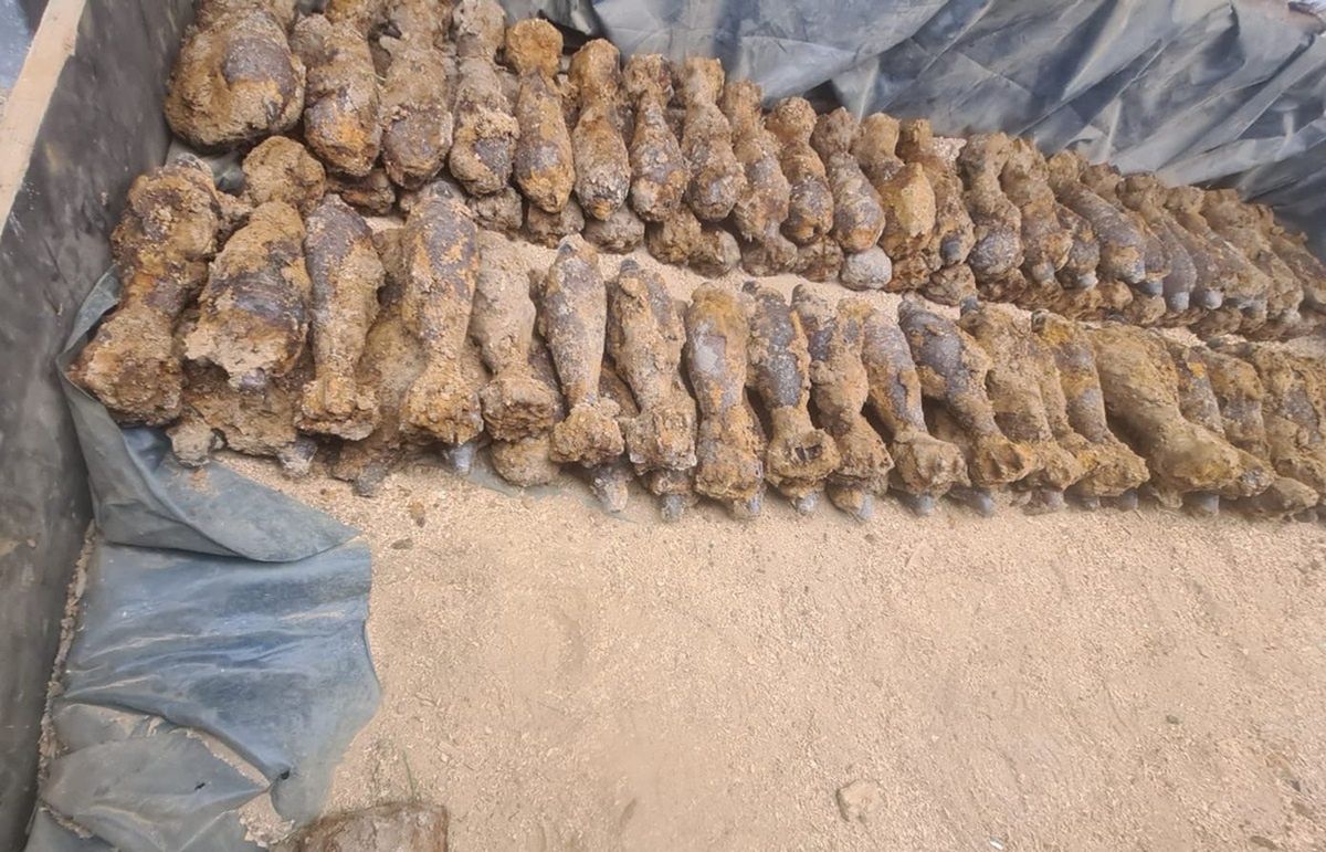 Odkrycie w Stopnicy. Ponad 160 sztuk broni