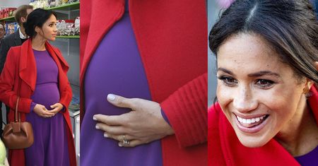 Meghan Markle trzyma się za brzuch na otwarciu supermarketu dla ubogich rodzin (ZDJĘCIA)