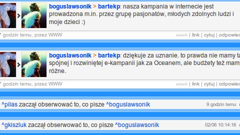 Pierwsze starcie polityków na Blipie 1