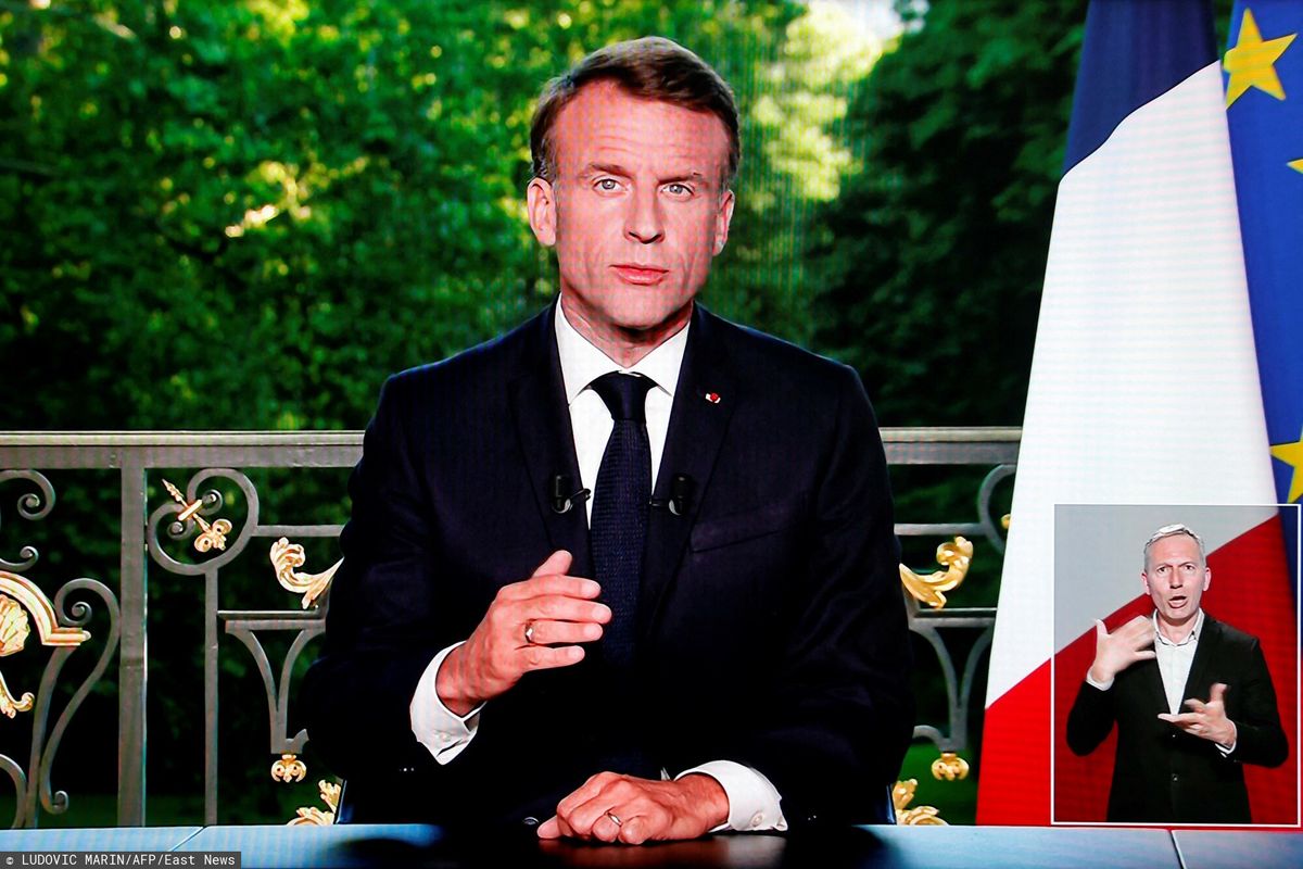 Prezydent Macron ogłosił rozwiązanie Zgromadzenia Narodowego i nowe wybory