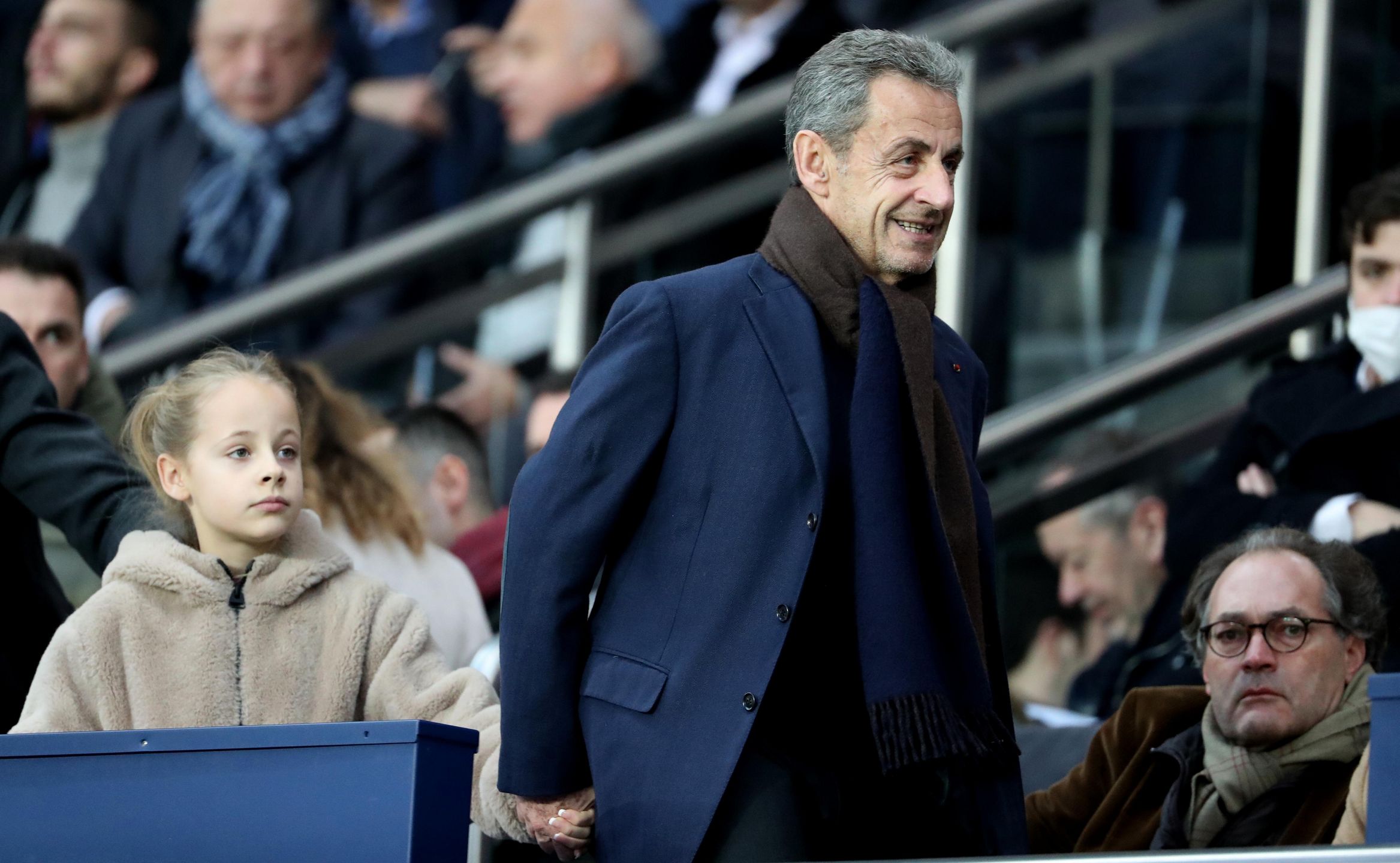 Nicolas Sarkozy z Giulią w 2021 roku