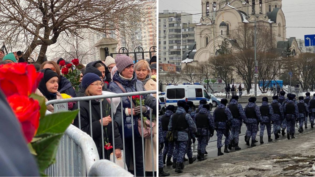 aleksiej nawalny, pogrzeb, pieskow, kreml Kreml ostrzega przed wiecami. Ludzi jest coraz więcej