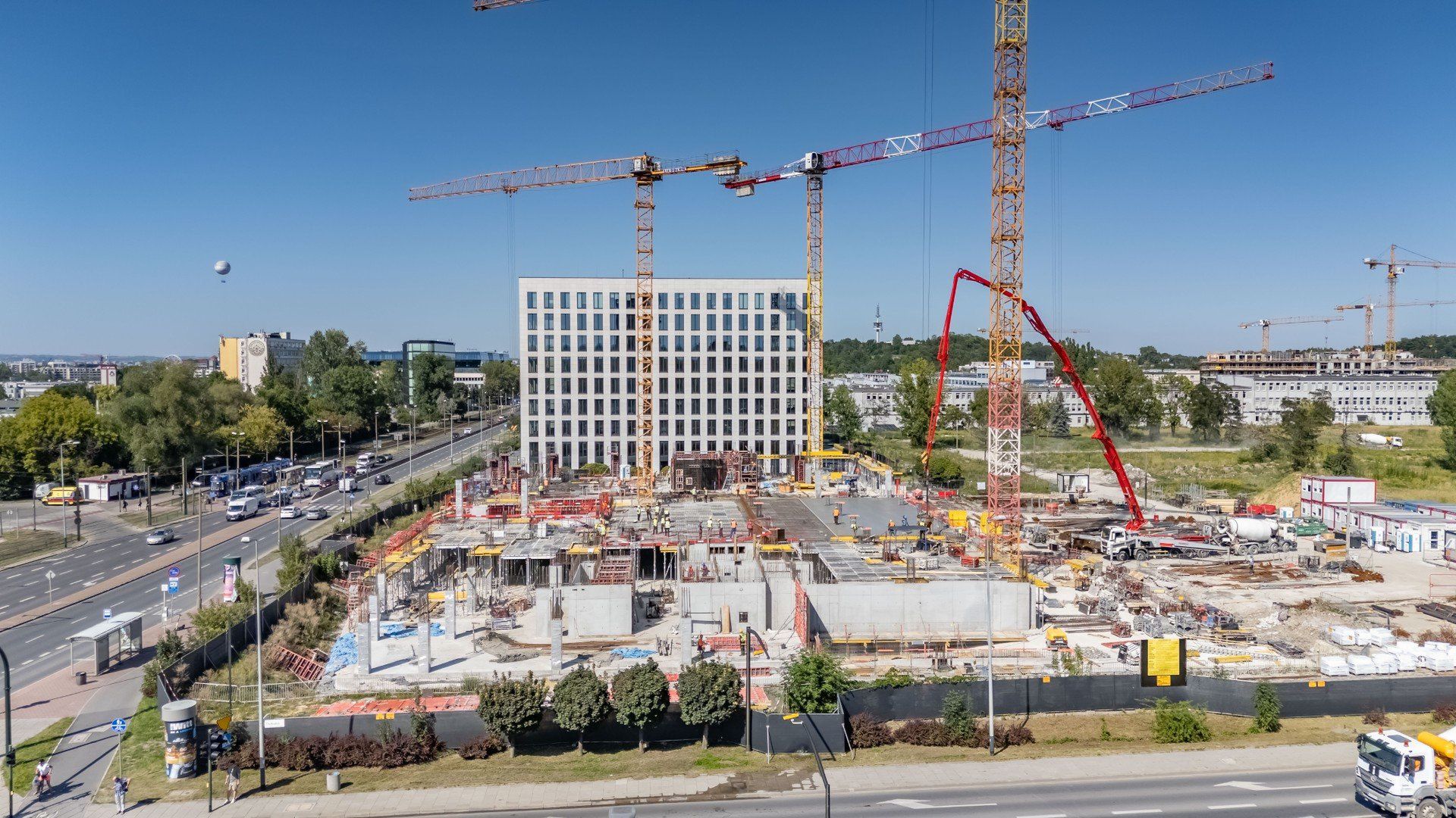 Budowa Tischnera Green Park w Krakowie