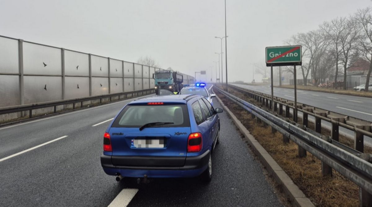 Jechała pod prąd drogą jednokierunkową.