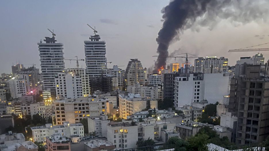 Israel Strikes Iranian Media Building - Tehran
Smoke rises from the rubble of an Iranian state media building in Tehran after an Israeli airstrike on June 16, 2025. The strike, which Israel confirmed targeted "terror-linked propaganda infrastructure," marks a further escalation in regional tensions. Photo by Mina/Middle East Images/ABACAPRESS.COM 
Dostawca: PAP/Abaca
Middle East Images/ABACA
Conflict, Demo, Demonstration, Gathering, Lebanon, Military, Protest, Rally, Security, Soldier, Soldiers, Strike, Troop, Troops